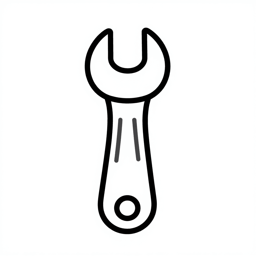 A Wrench Coloring Page - free coloring page image 3 of 3