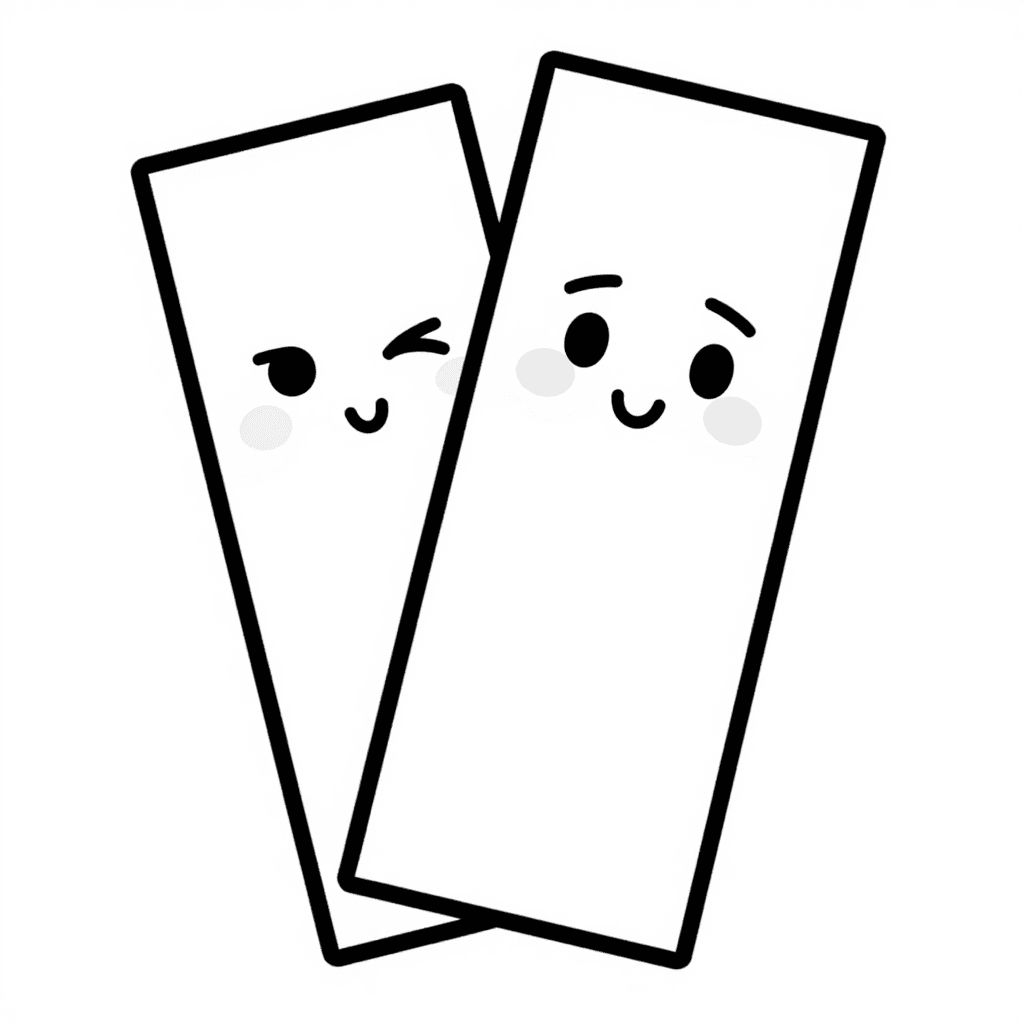 A Bookmark Coloring Page - free coloring page image 2 of 3