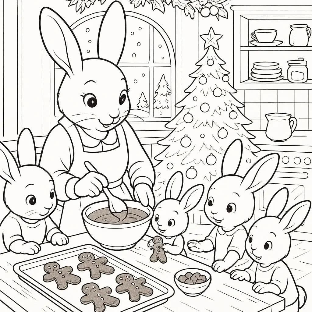 Magical Christmas Coloring Page Collection - free coloring page image 4 of 4