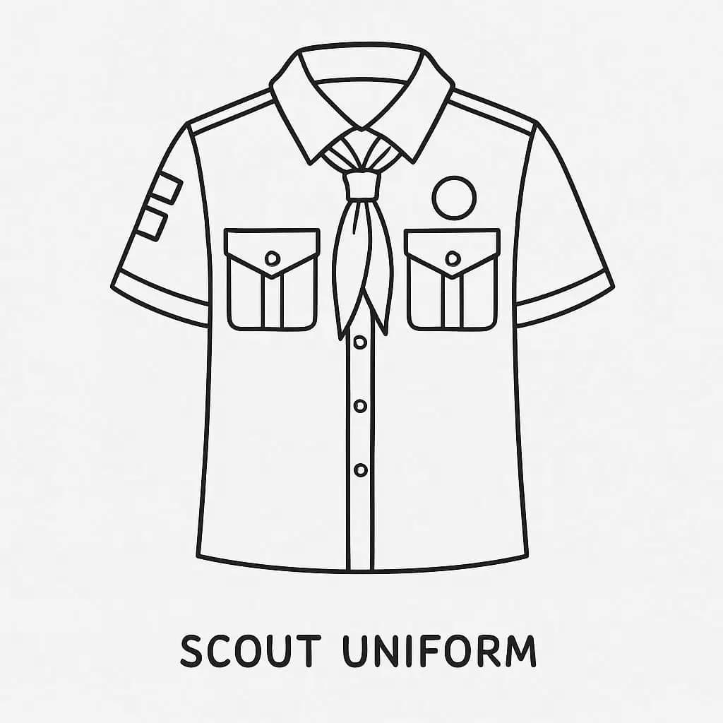 Dressed to Serve: Uniforms of Every Profession - free coloring page image 10 of 12