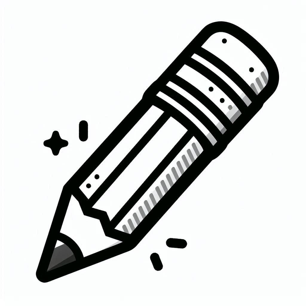 Adorable pencil collection - free coloring page image 5 of 5