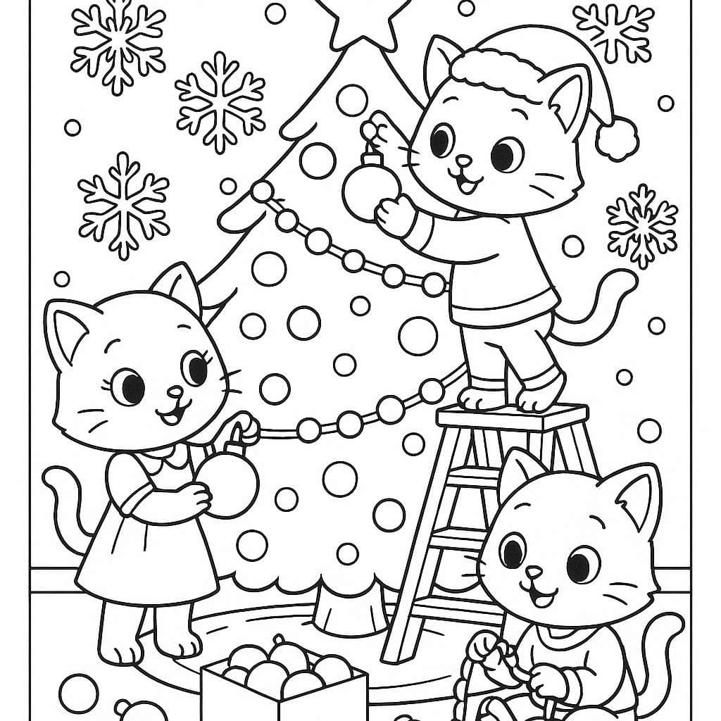 Magical Christmas Coloring Page Collection - free coloring page image 2 of 4