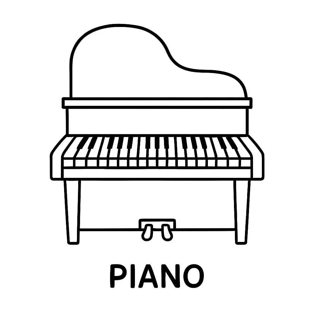 Color the Music: Musical Instruments Fun Book - free coloring page image 2 of 12