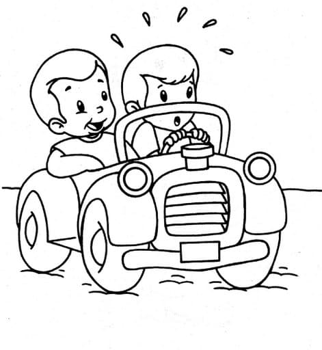 Fun Car Transportation - free coloring page image 2 of 5
