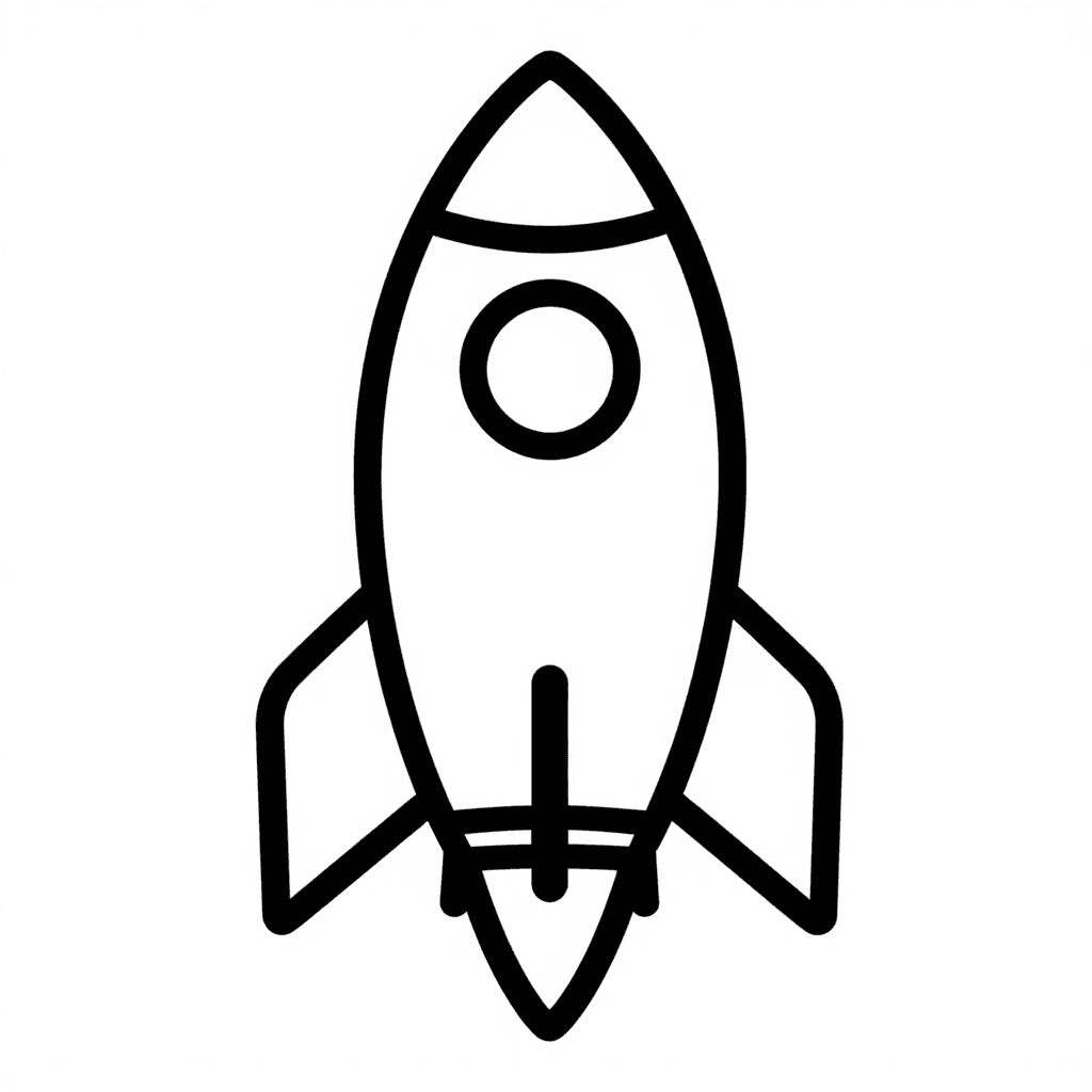 A Rocket Ship Coloring Page - free coloring page image 3 of 3