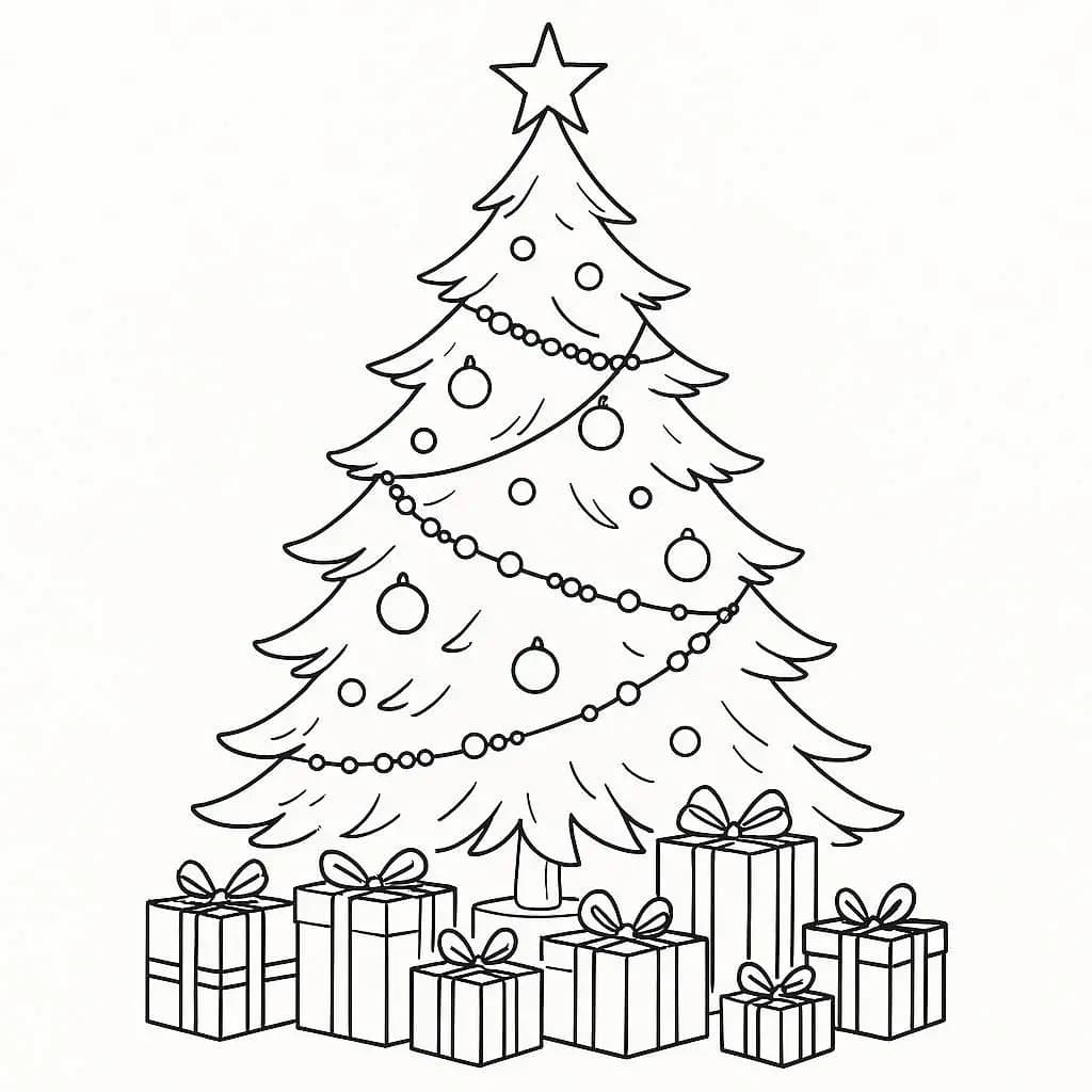 Color the Magic: Beautiful Christmas Trees - free coloring page image 2 of 6