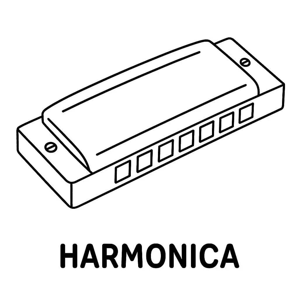 Color the Music: Musical Instruments Fun Book - free coloring page image 11 of 12