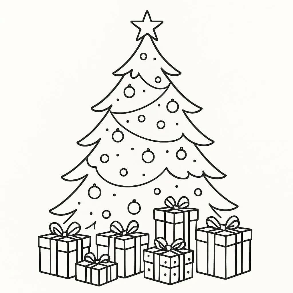 Color the Magic: Beautiful Christmas Trees - free coloring page image 3 of 6